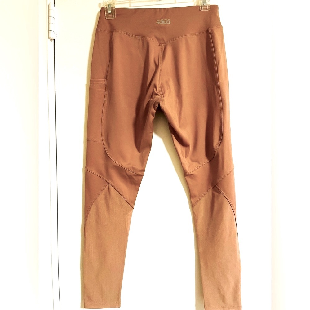 ASOS 4505 Camel High-Rise Leggings - Size 8 - Picture 2 of 5